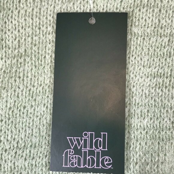 Wild Fable Womens Size Small Sweater Cardigan Knit Open Front Light Green New - Picture 4 of 11